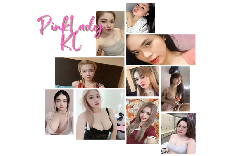 PinkLady KL Cheras massage team collage featuring B2B massage therapists in Kuala Lumpur